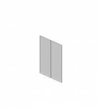 V-01.2 Двери стеклянные тонированные в алюминиевой раме (для V-71)